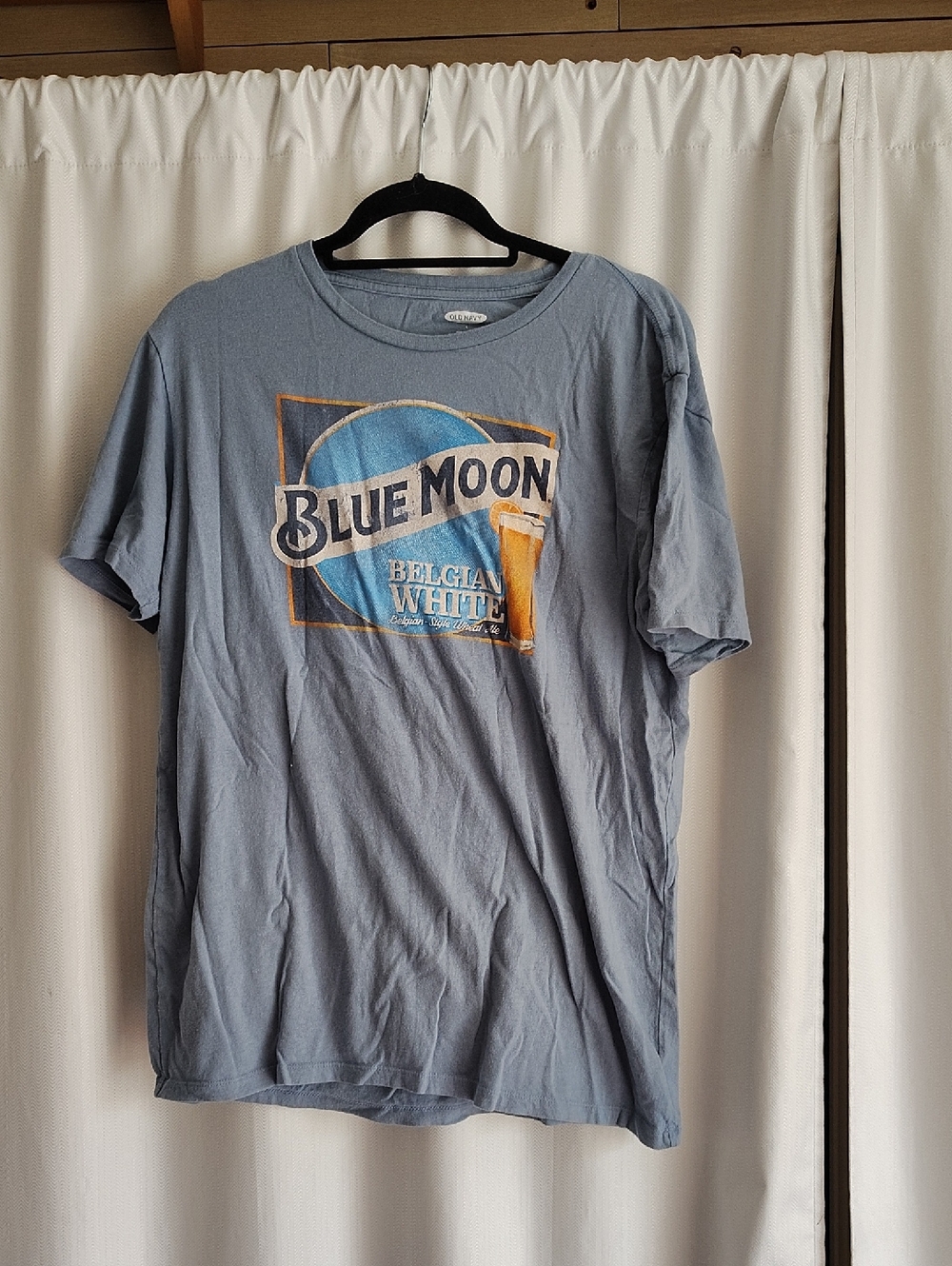 Old Navy Blue Moon Graphic Tee - Light Blue